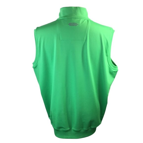 Carnoustie Performance Golf Vest 1/4 Zip XL Sleeveless Pullover Logo Mock Neck - Picture 6 of 9